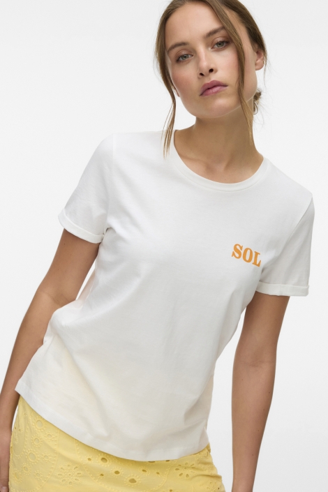 Vero Moda vmella s/s o-neck t-shirt jrs btq g